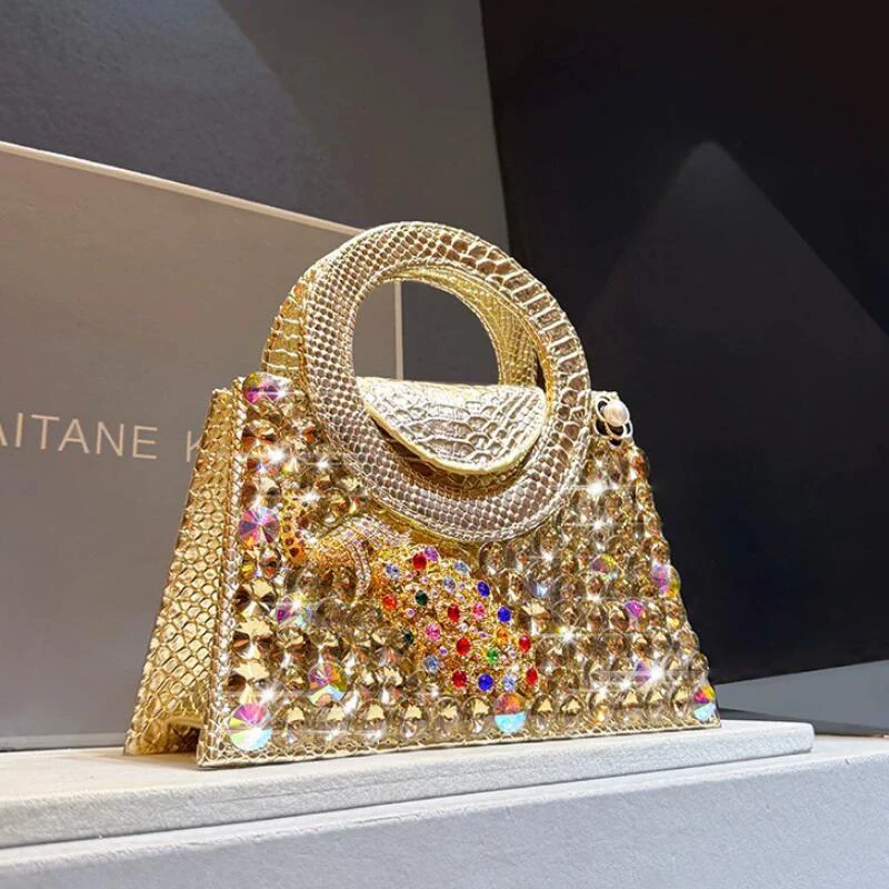 

Дизайнерский бренд Сумка Женская Модная сумка через плечо со стразами для женщин 22