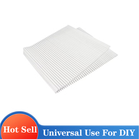 DIY Generic 300*1200mm Hepa Filter Paper with Folds 20mm Screen Homemade Car Air Purifier Air Conditioning Dust Net Cotton Pm2.5