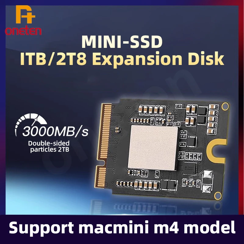 يدعم Mac MINI-SSD نماذج MAC Mini M4 1 تيرا بايت/2 تيرا بايت توسيع ssd القرص الصلب 2 تيرا بايت مكون ترقية وتوسيع القرص الصلب الداخلي