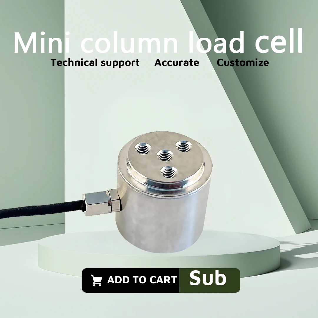 BENGBUZZYQ 0-200kg Button Load Cell Weight Sensor 2.0mV/V High Precision Compression Force Transducer for Industrial Use
