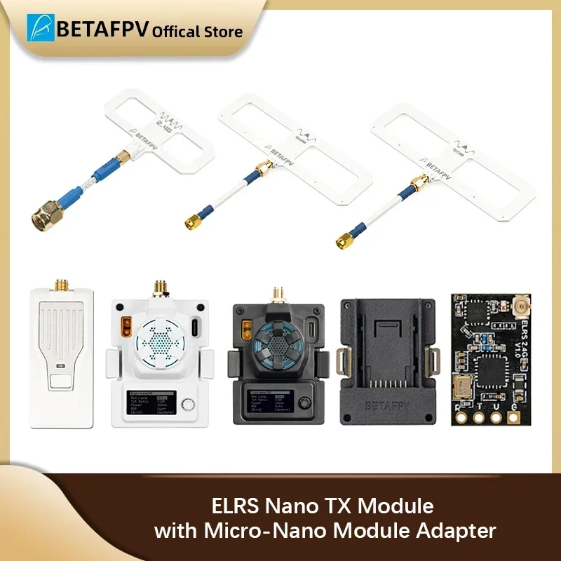 BETAFPV ELRS Nano TX Module ELRS 2.4G 915MHz 868MHz Micro-Nano Module Adapter