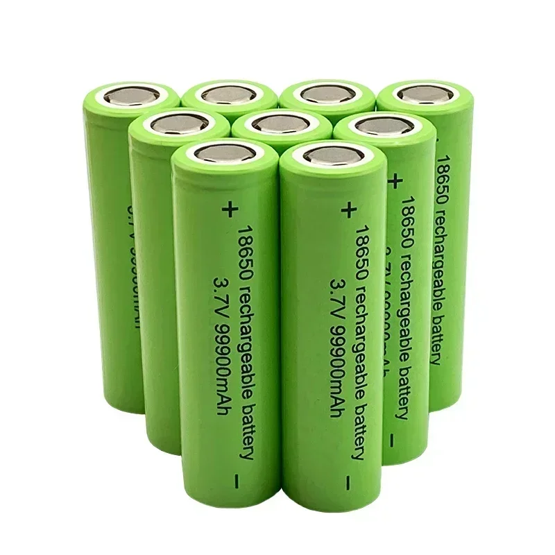 original 2024 hot selling 18650 battery lithium-ion 3.7V 99900mah for microphone computer Rechargeable battery