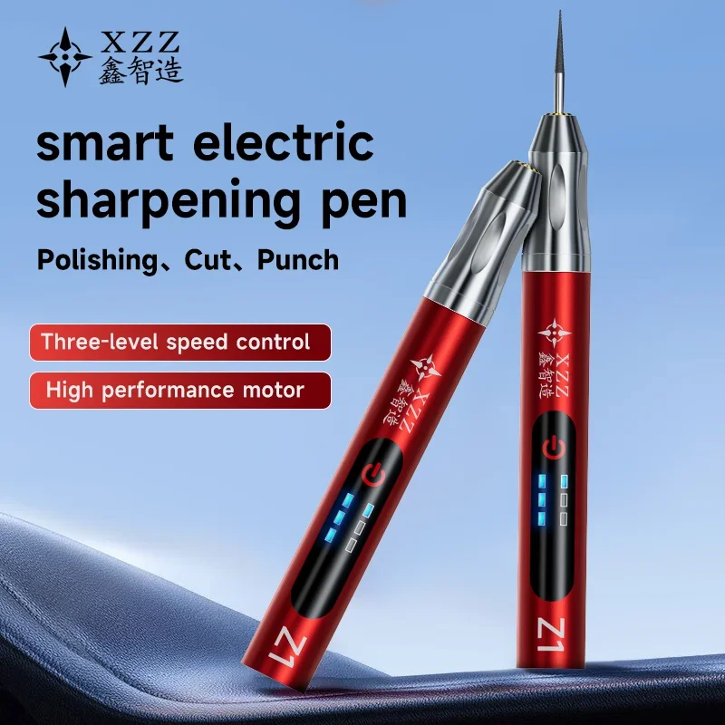 XZZ Z1 Smart Electric Sharpening Pen 11 Type-C Charging Polishing Cutting Processing Jade Wood Board Metal Beeswax Repair Tools