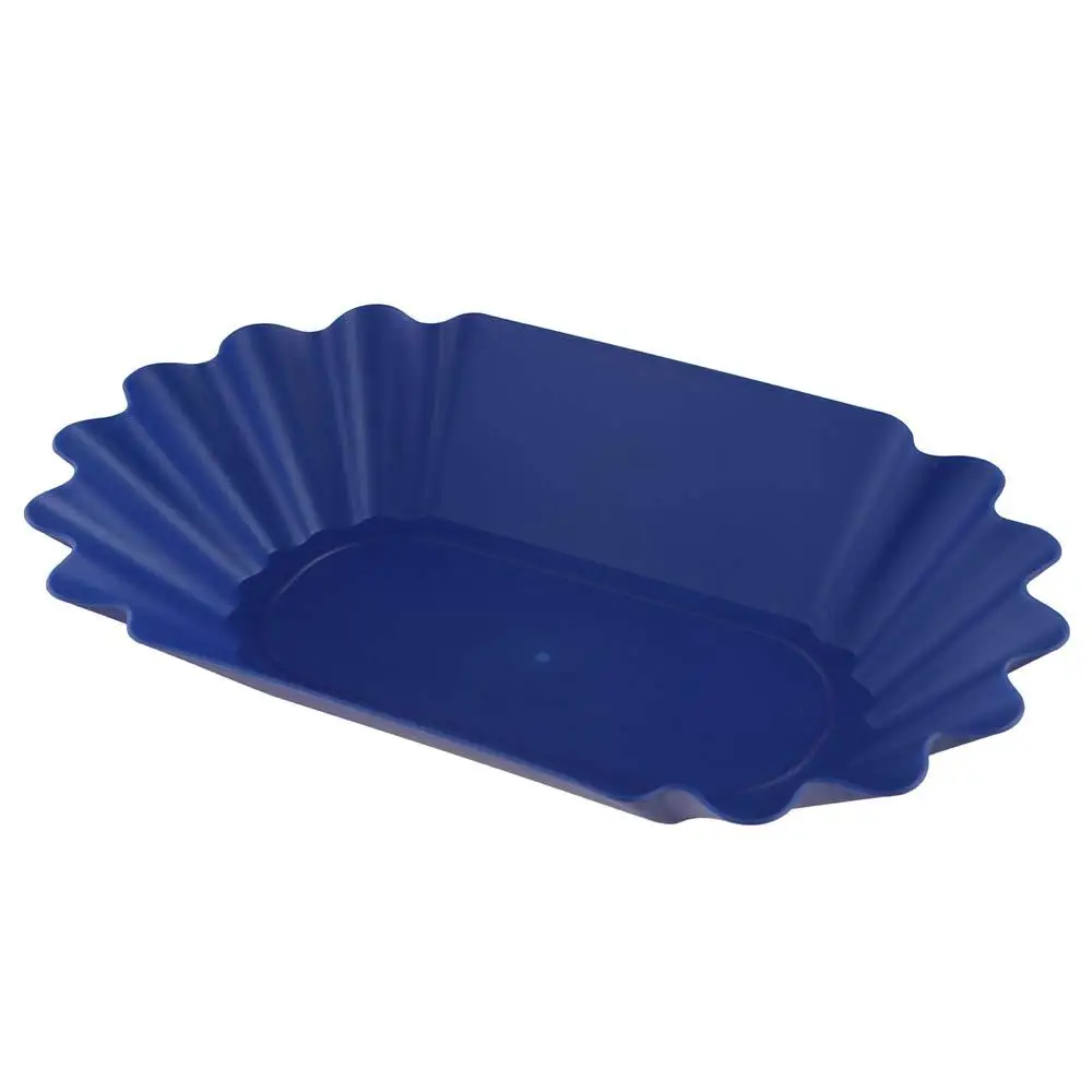Plastic Coffee Bean Tray 22.3x13x3.5cm Oval Sample Display Tray Space Saving Reusable Snack Serving Tray Coffee Beans Display