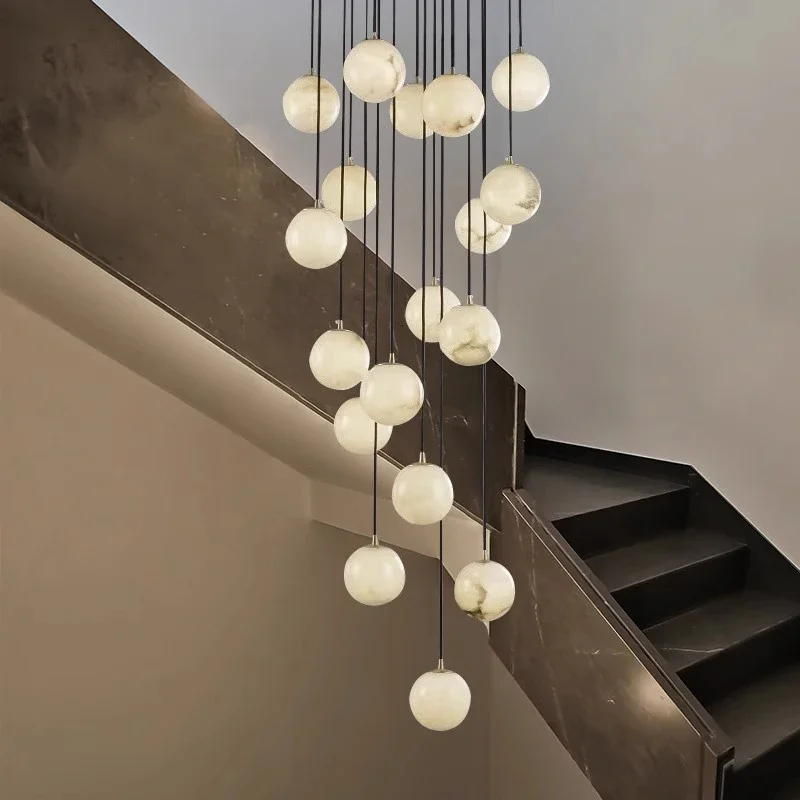 

Modern Stair chandelier Pendant lights indoor lighting Ceiling lamp hanging light led Chandeliers for living room indoor lightin