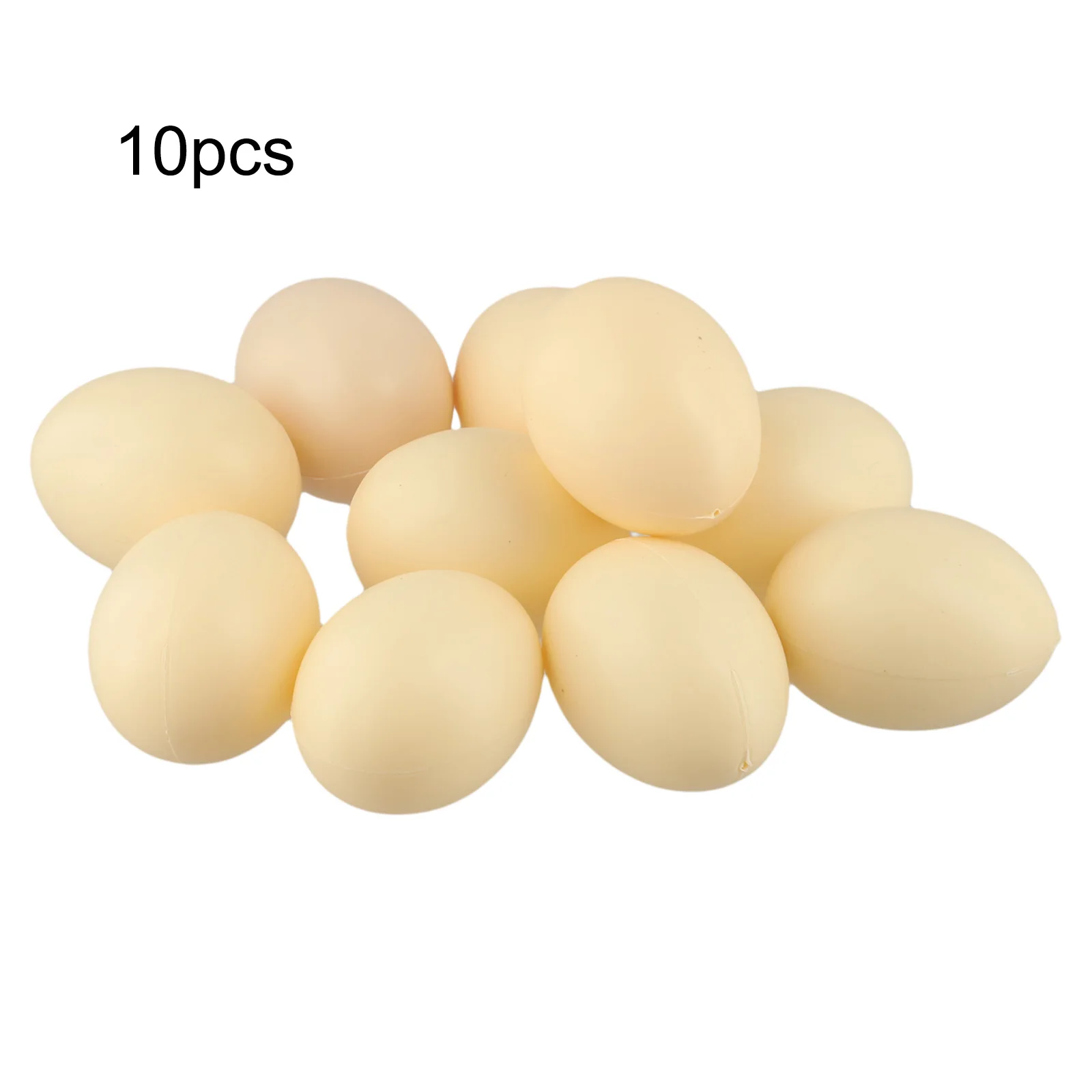 Egg 10-Faux Fake Chicken Eggs Get Hens To Eggs Poultry Mannequin Nest Eggs Home Decoration High Quality