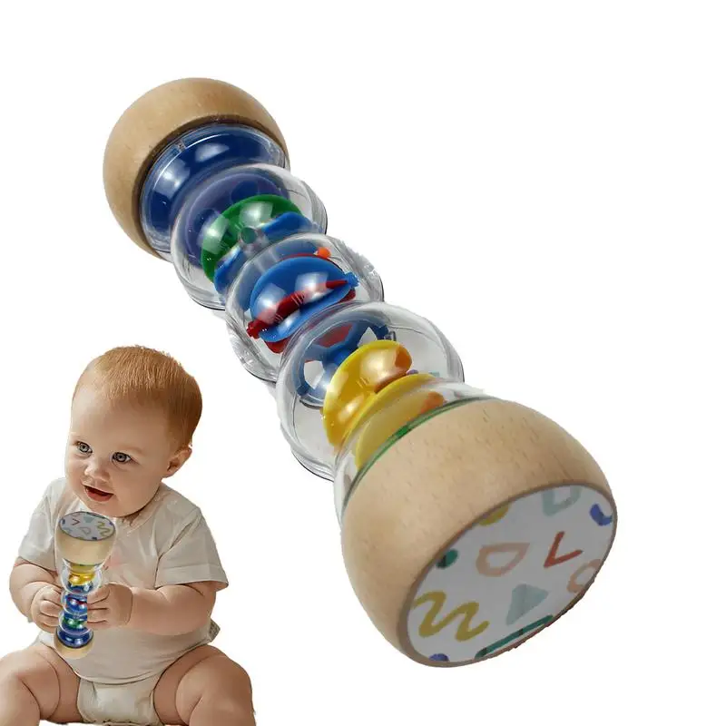 Rain Stick Sensory Toy Rainfall Rattle Tube Rainstick Shaker Educational Musical Sensory Auditory Development Instrument Sensory