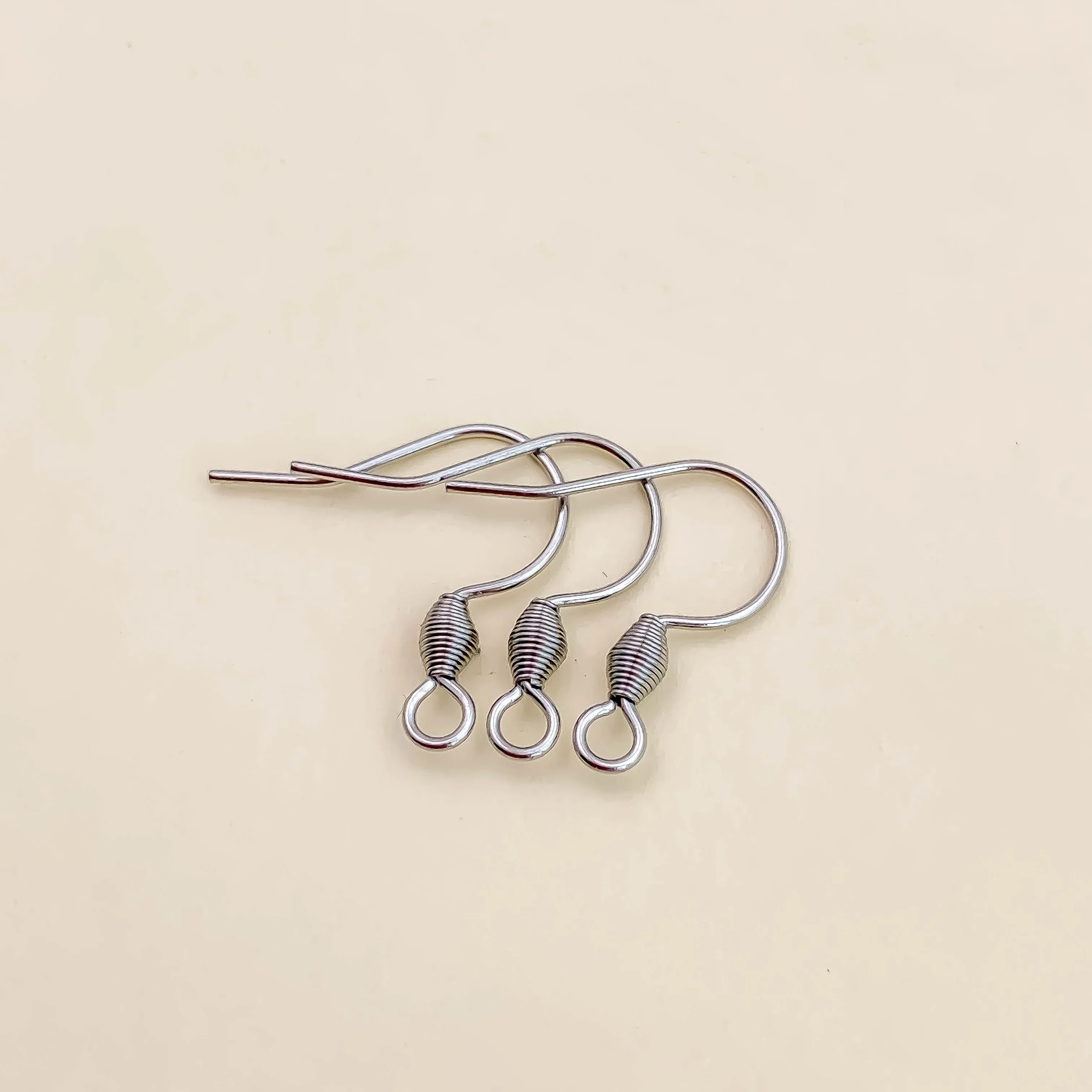 Stainless Steel Titanium Steel Earring Hook Hole Connection Jewelry Making Supplies DIY  Components Accessories Wholesale 50pcs