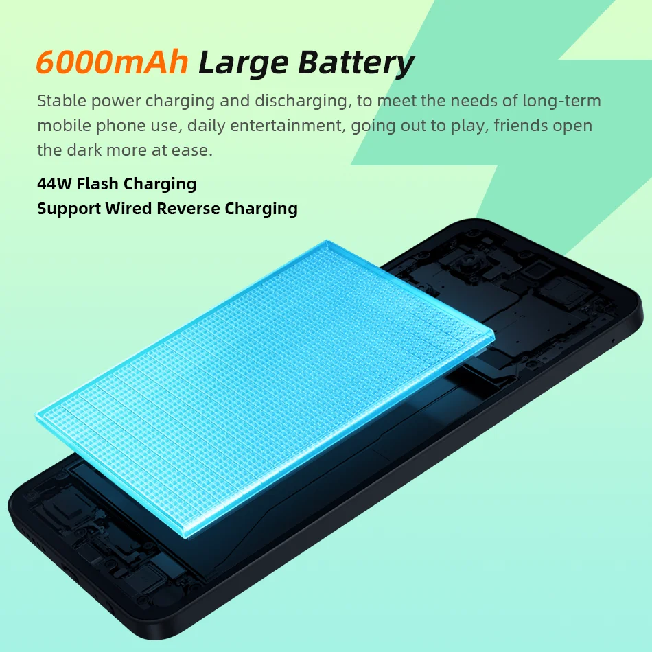 IQOO Z9X 5G Mobile Phone 6.72\'\' 120Hz LCD Screen Snapdragon 6 Gen1 6000mAh Battery 44W Fast Charger 50MP Dual Camera