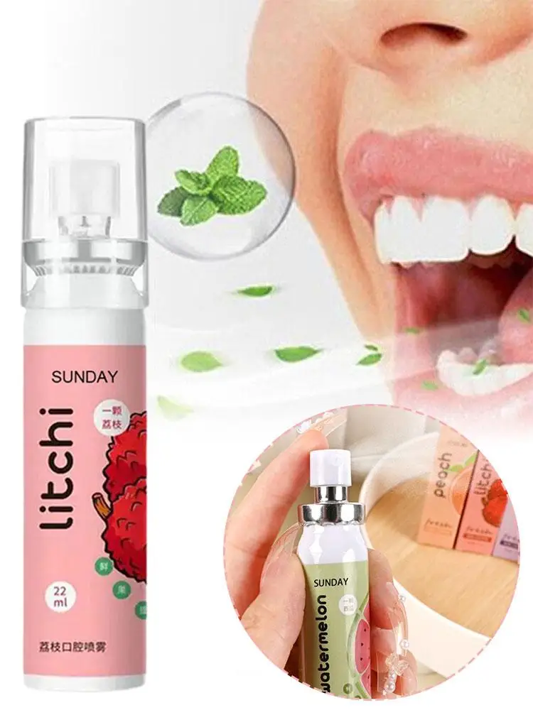 Spray buccal frais, saveur de fruits, haleine fraîche, Portable, rafraîchissant, haleine fraîche, dissolvant d'odeur Oral, combattre la mauvaise haleine, 1/5 pièces