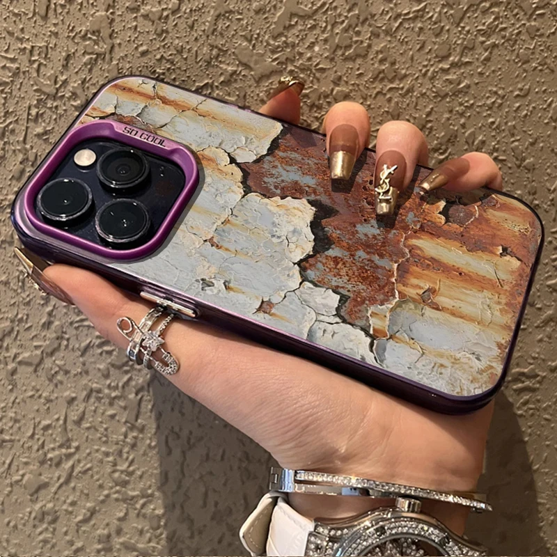 حافظة لهاتف آيفون 16 15 14 13 12 11 Pro Max 17 Air 16E X XR XS MAX 8 Plus غطاء خلفي غير لامع