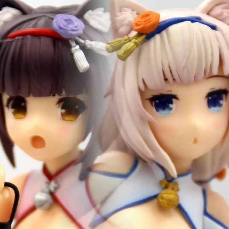 2 Styles NEKOPARA Chocola Vanilla China Dress Ver Makaizou PVC Customized R18 Action Figure Collection Doll  A-0287