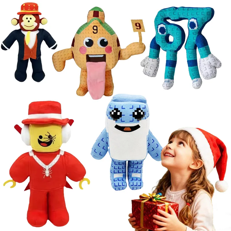 

Kawaii A Brainrot Esok Presse Plush Sammy Jandel Клубничный слон Plushie No 9 Домашняя мягкая кукла Игрушка для фанатов Рождественский подарок