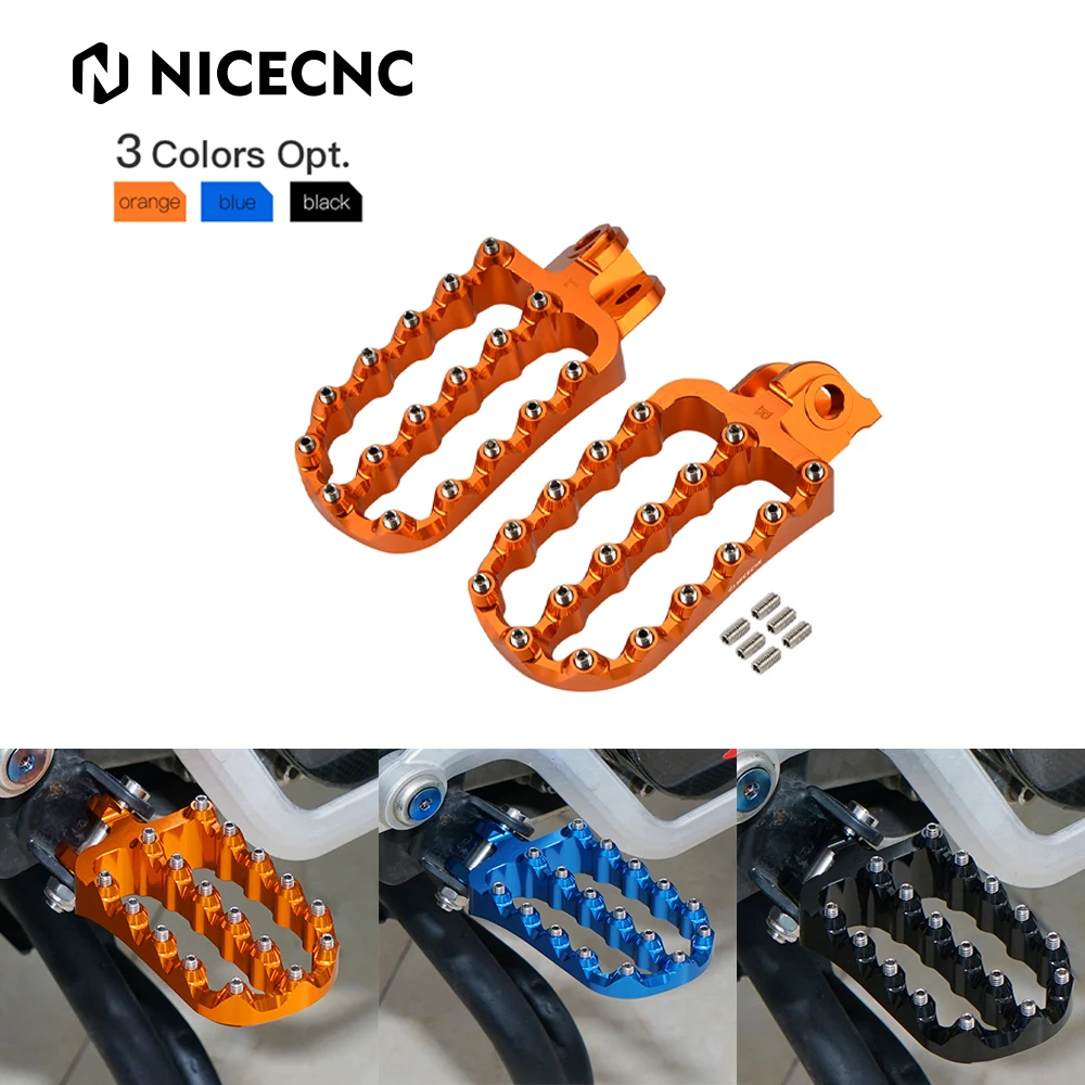 

For KTM 1290 Super Adventure/R/S/T 2015-2023 Footpegs Set For 790 ADVENTURE/R 2019-2023 125-530 EXC/EXC-F 1998-2016