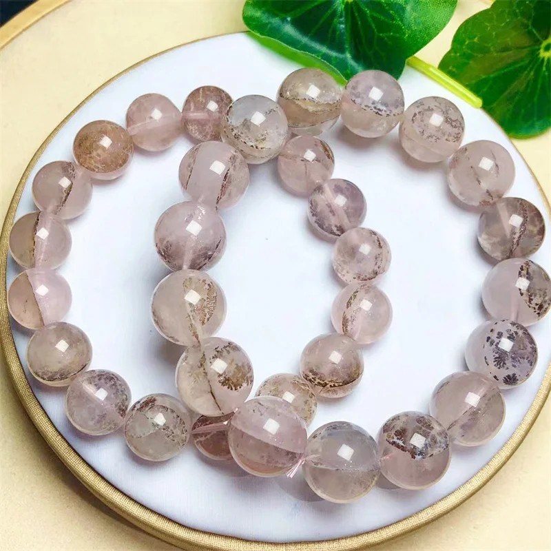 Natural Small Tree Quartz Bracelet Reiki Healing Fengshui Stone Fashion Elastic Rope Jewelry Gift 1PCS 10/12/13MM