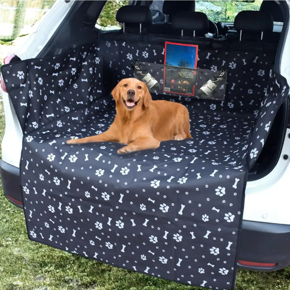 

Dog Trunk Cargo Liner, 600D Oxford Pet Car Seat Cover, Waterproof Floor Mat for Dogs Cats, Washable Dog Accessories