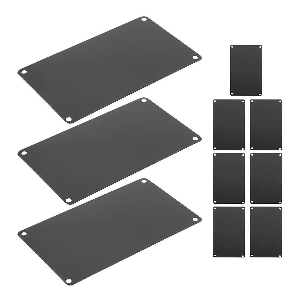 10Pcs Metal Blank Door Sign For Door Name Plates Hotel Management Aluminum Engraving Printing Multi-function