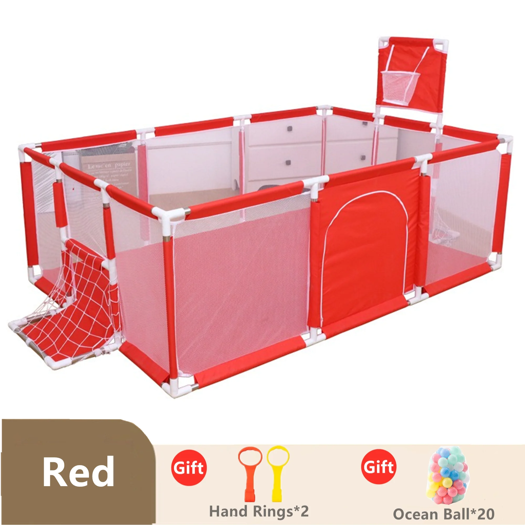 Baby Playpen Baby Corralitos Safety Barriers Basketball Football Baby Activity Gym Baby Ball Pool Park Kids Safety Fence