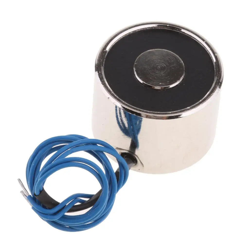 Round DC Electric Lifting Magnet Electromagnet Solenoid Lift Holding