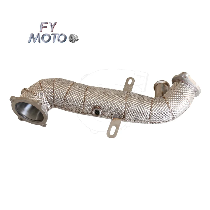 

Exhaust Downpipe for Alfa Romeo Giulia 200p/280p 2.0t 2017+ with Heat Shield