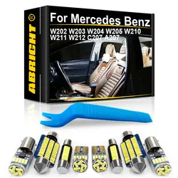 Car Interior LED Light For Mercedes Benz W202 W203 W204 W205 W210 W211 W212 C207 A207 C E Class Accessories Canbus