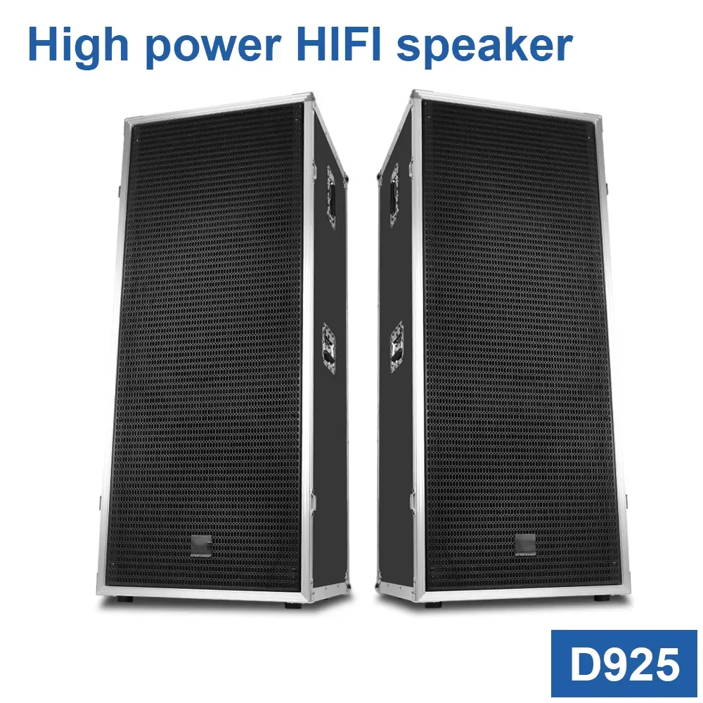 Système de haut-parleurs professionnels D925 double, 15 pouces, 800w, avec mélangeur Audio à 12 canaux, avec Table de boîte à Air et micro