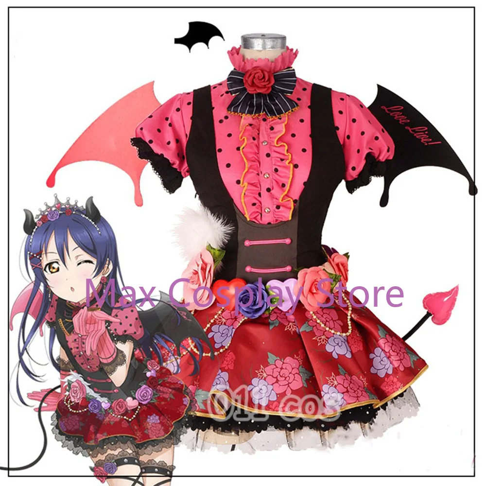 Max Cosplay Costume Little Devil Cosplay All Characters Costume Kotori Honka Umi Nico Women Dress Cos LL