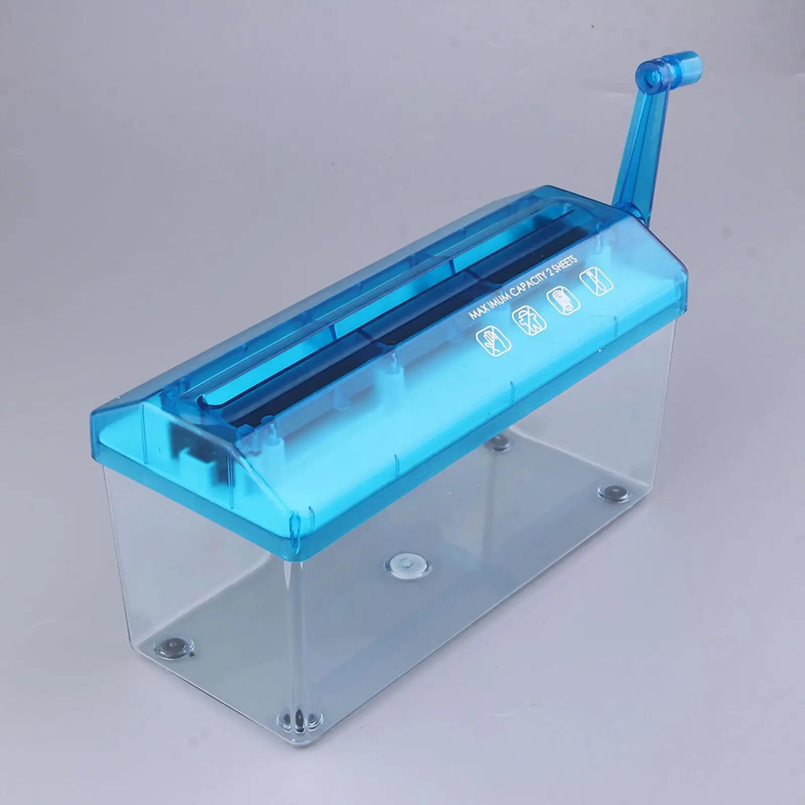 Mini Hand Crank Shredder Home Office Small Straight Cut Practical Paper Shredder for Receipts Photos Portrait Paper Bills Mini Hand Crank Shredder Home Office Small Straight Cut Practical Paper Shredder for Receipts Photos Portrait Paper Bills