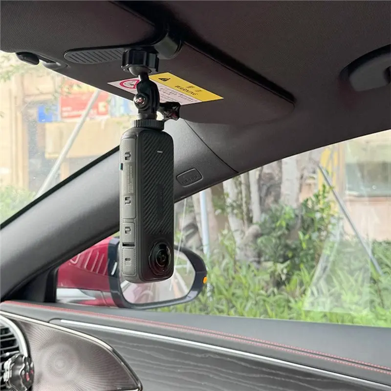 Car Sunshade Mount Holder Clip For DJI Pocket 3 For Gopro Hero 13 12 Go Ultra X5 X4 Action 6 5 Pro 4