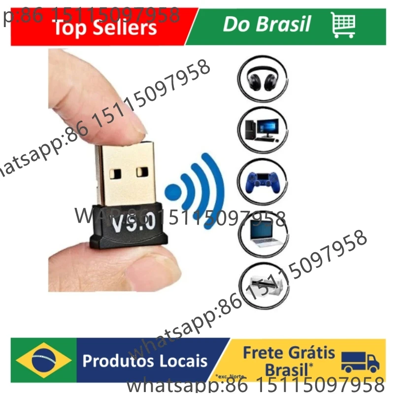 

Адаптер E Receptor USB Bluetooth 5.0 Plug USB-передатчик аудио для ноутбука