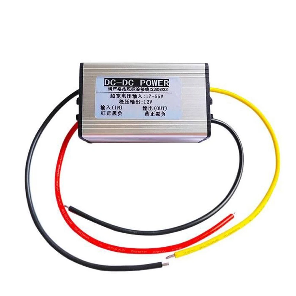 Industrial DC-DC Step Down Power Supply Module 72W 6A 17-55V to 12V Power with Regulator Overcurrent Short Circuit Protection