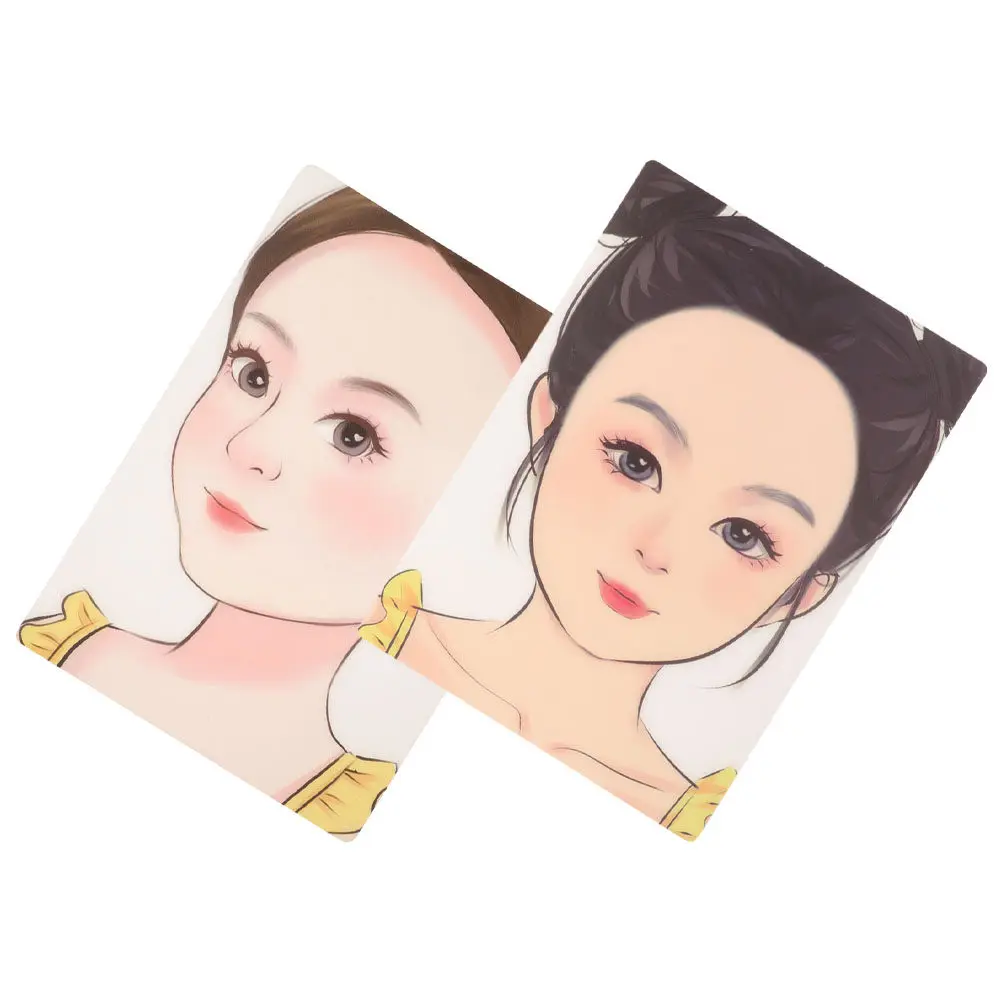 2pcs Face Paint Practice Board For Reusable Washable Makeup Tool Art Supply Face Painting Accessories ’S Party
