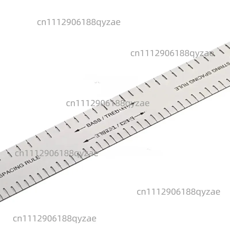 Guitar String Pillow Slot Ruler - Professional Luthier String Spacing Tool for Nut Slotting view 2