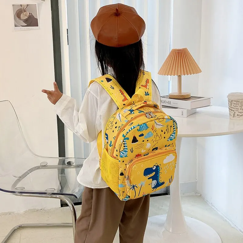 Cartoon Pattern Colorful Boys And Girls\' Small Backpack Pupil Bags Children Travel Backpack