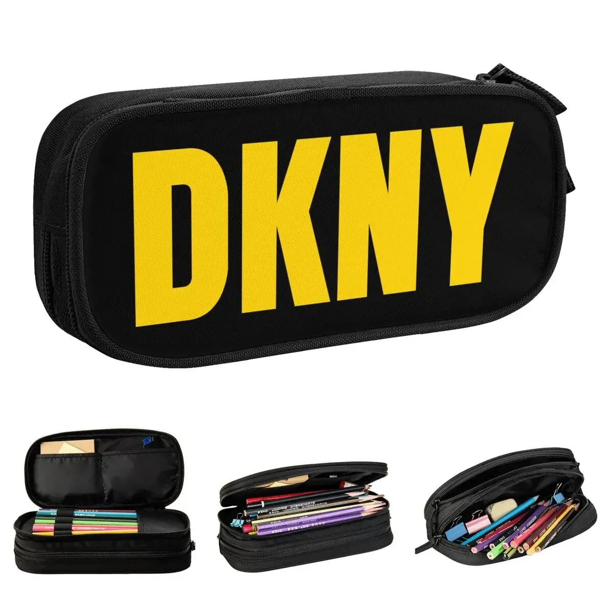 Lovely DKNYS Pencil Case Pencilcases Pen Box Kids Large Storage Pencil Bags Students School Gift Accessories