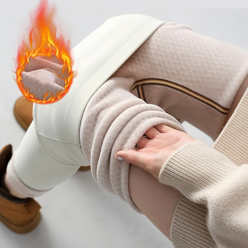 

Out Wear High Waist Tummy Control Shark Leggings Women Autumn Outdoor Plus Fleece Leggings Sport Fitness Winter Warm Leggings