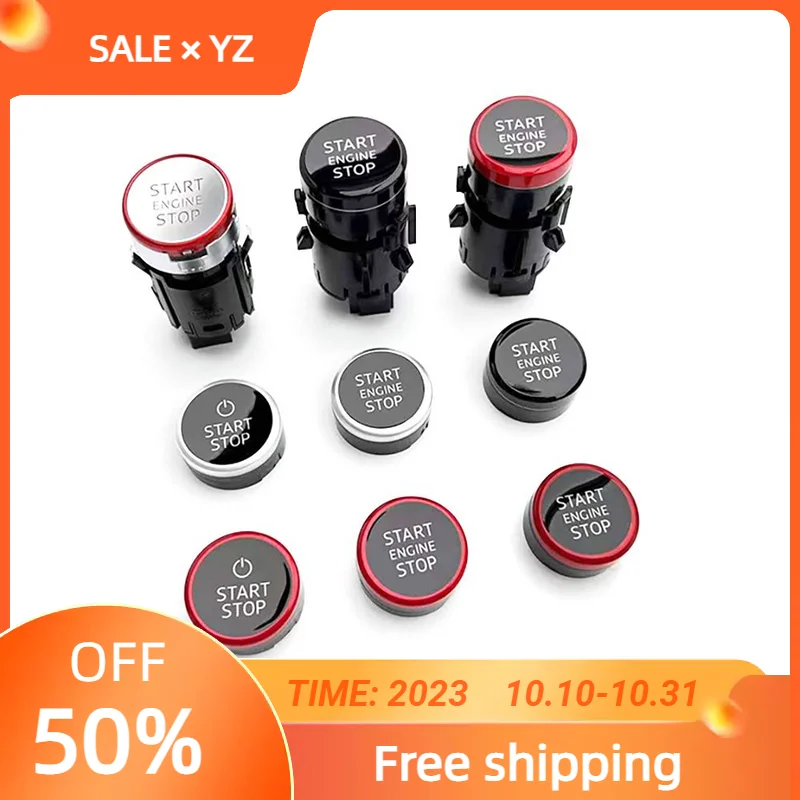 8W1905217F For Audi A3 A4 A5 A6 A7 A8 Q3 Q5 Q7 Q8 B9 8W1 905 217 One Key Start Ignition Switch Button Car Accessories Supplies