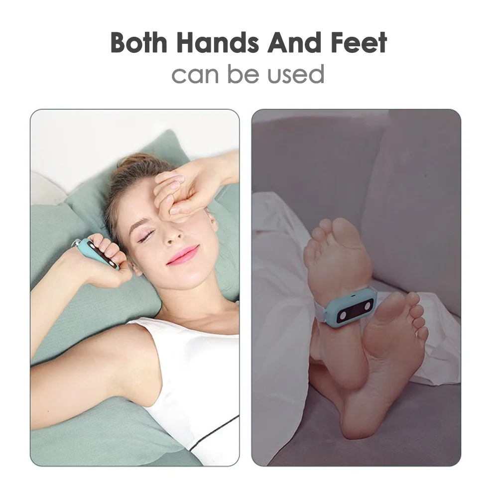 Smart Soles Sleep Aid Device Micro Current Intelligent Sleeping Device With Sling Brain For Home Bedroom Bed Massager Anxiety