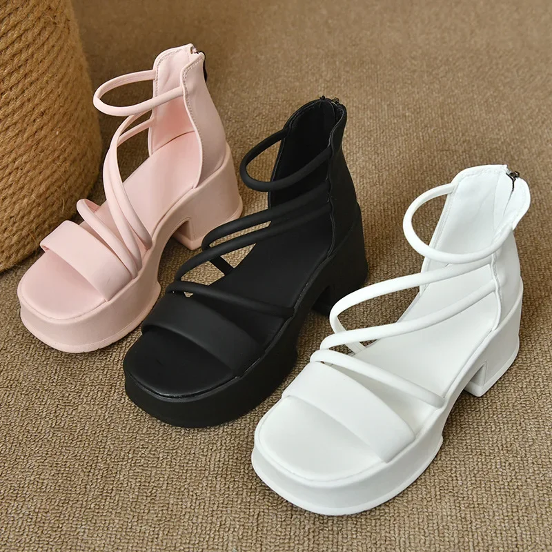 

Women's Platform Sandals 2025 New Summer High-end Roman Shoes