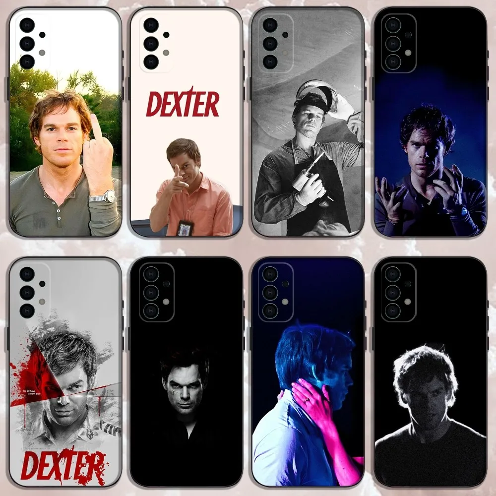 

D-Dexter Morgan Phone Case For Samsung Galaxy A13,A21s,A22,A31,A32,A52,A53,A71,A80,Soft Black Shell