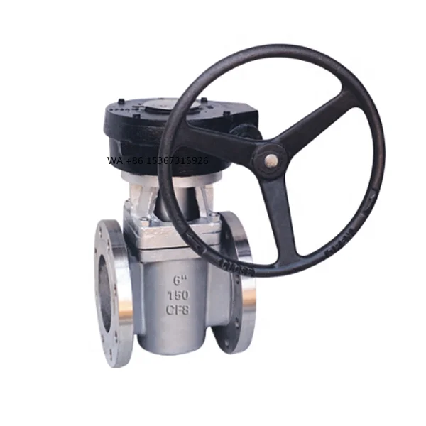 

API Factory Hot Sale Flange Sleeve Type Soft PTFE Seat Gear Plug Valve