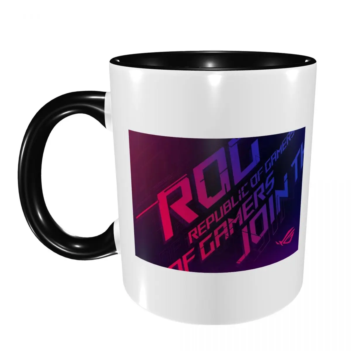 Join The Republic Of Gamers Rog Asu Mug Funny Ceramic Coffee Cups Tea Mugs Milk Cup Drinkware Gifts for Friends