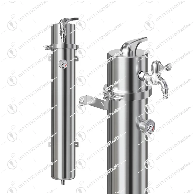 

High quality 3rd 304 stainless steel shell 1200 GPD manual ultrafiltration membrane water purification system