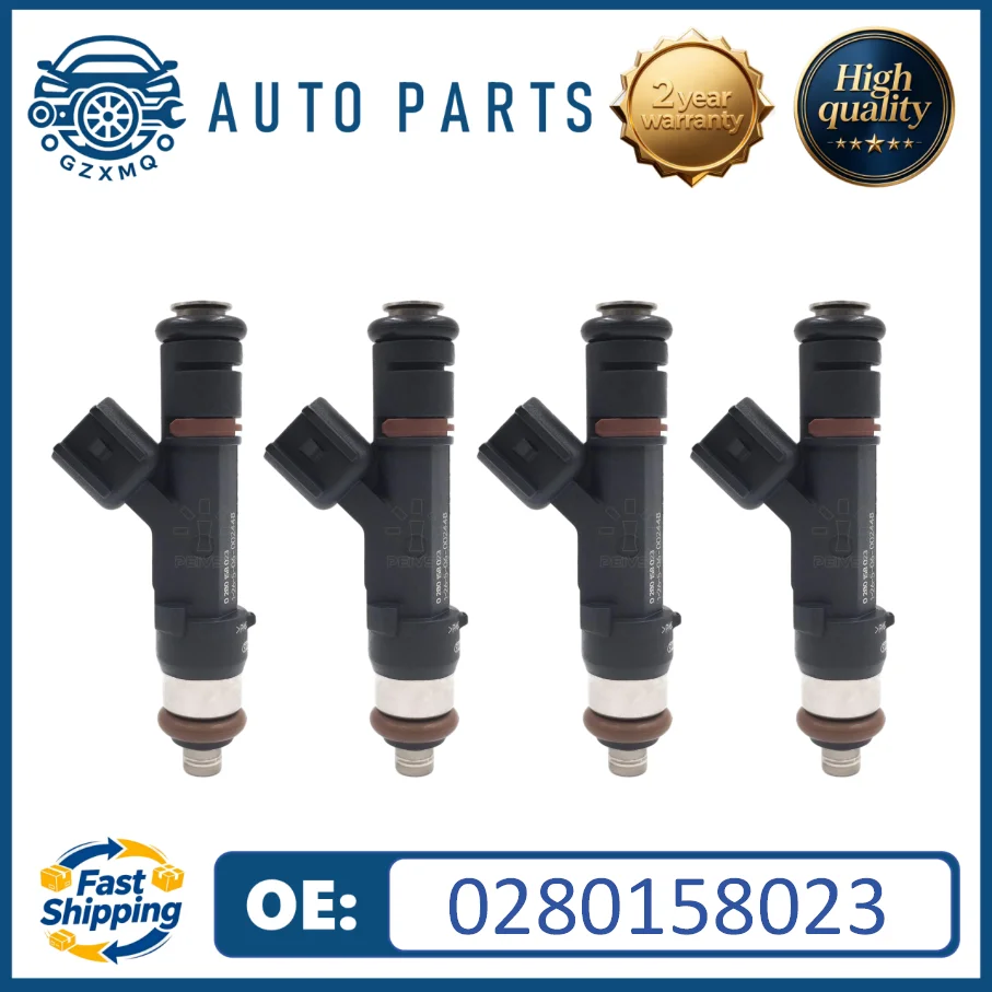 0280158023 High Quality 4pcs Fuel Injectors For Ford Triton 2.4L 1995-1999#3L3E-B5A