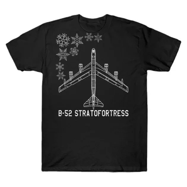 

US Air Force Stratofortress B-52 Bomber Aircraft Blueprint T-Shirt. Summer Cotton Short Sleeve O-Neck Men's T Shirt New S-3XL