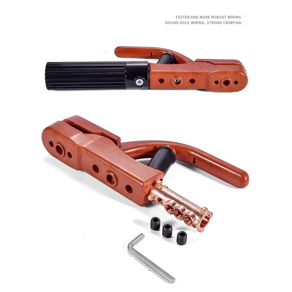For MMA Welder\\\\\\\'s Essential Reliable and 300 800 Amp Electrode Holder Featuring a Fully Insulated Handle Design