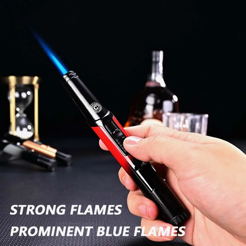 

JL-154， Cigar specific, windproof, gas, metal, fashionable, multiple styles, lightweight, portable, business gift, lighter