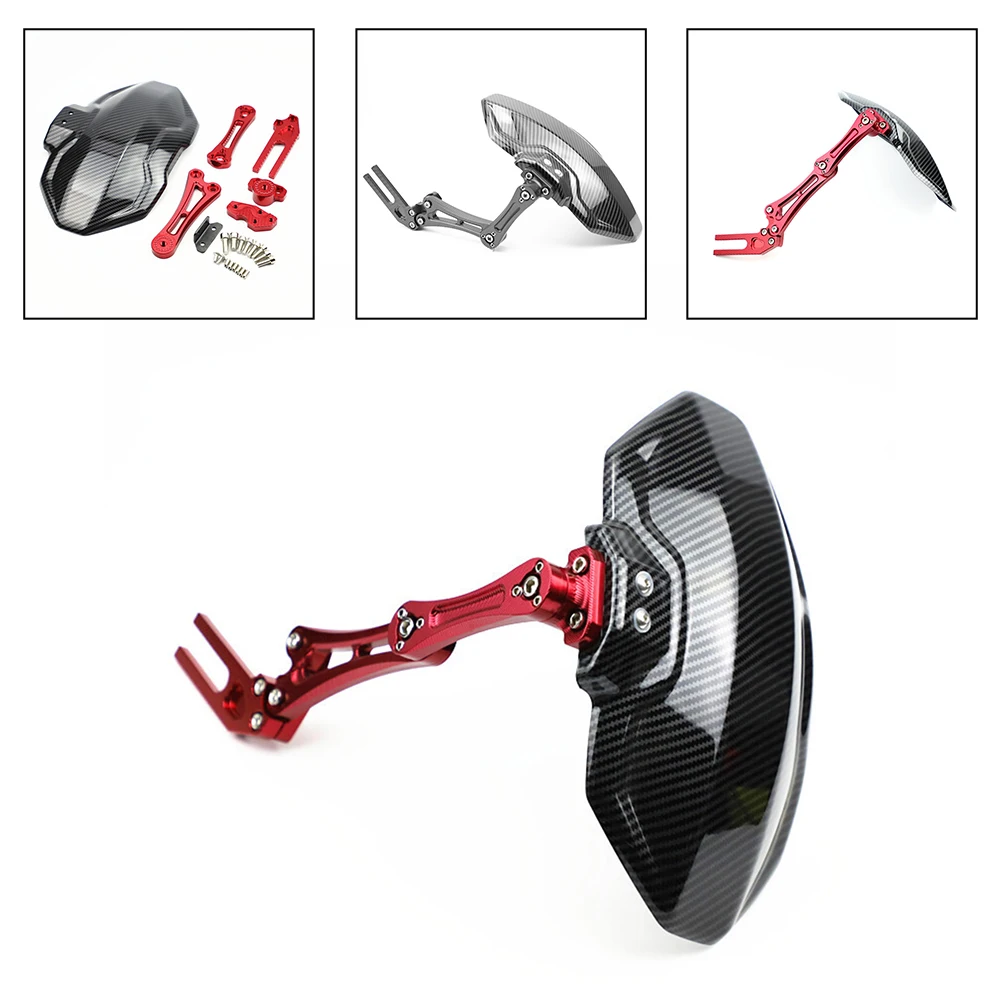 

Carbon Fiber Mudguard Aluminium Mudguard Quality Material Red Aluminium Black Aluminium Mudguard For Motorbike