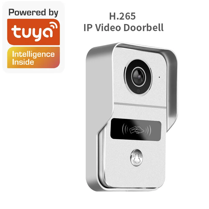 1080P Tuya Wifi Wireless Video Doorbell Doorphone Camera Intercom Support Electronic Lock Remote Unlock Module with RJ45 to POE