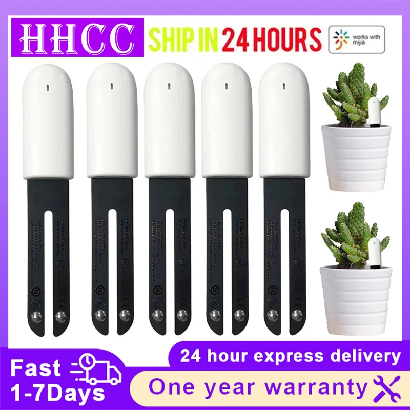 

HHCC Flower Monitor Flora Garden Care Plant Grass Soil Water Fertility Smart Tester Sensor Gardening Detector For Xiaomi Mi home